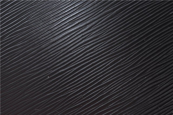 Authentic Louis Vuitton Epi Poche Documents Case Clutch Bag M54492 Black 8513B