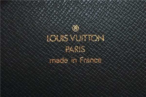 Authentic Louis Vuitton Epi Poche Documents Case Clutch Bag M54492 Black 8513B