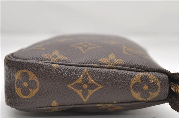 Auth Louis Vuitton Monogram Pochette Accessoires Shoulder Cross Body Pouch 8516D