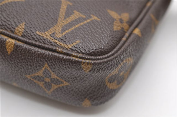 Auth Louis Vuitton Monogram Pochette Accessoires Shoulder Cross Body Pouch 8516D