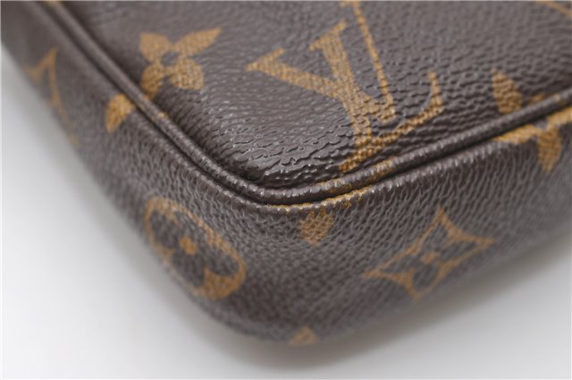 Auth Louis Vuitton Monogram Pochette Accessoires Shoulder Cross Body Pouch 8516D