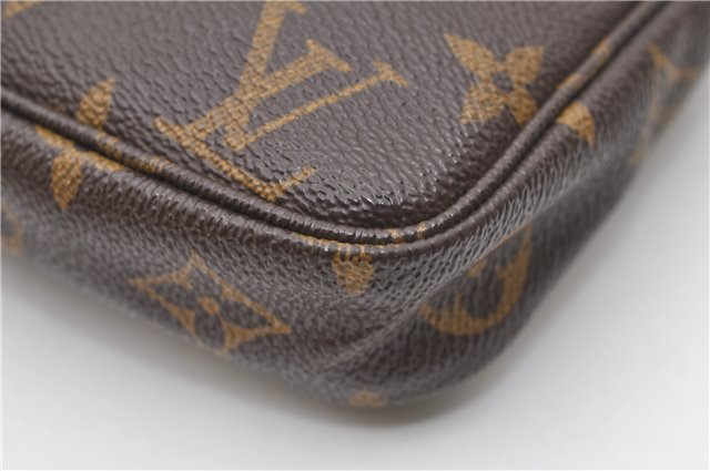 Auth Louis Vuitton Monogram Pochette Accessoires Shoulder Cross Body Pouch 8516D
