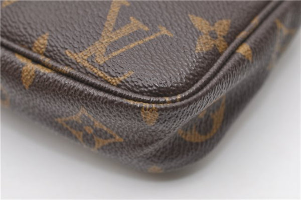 Auth Louis Vuitton Monogram Pochette Accessoires Shoulder Cross Body Pouch 8516D