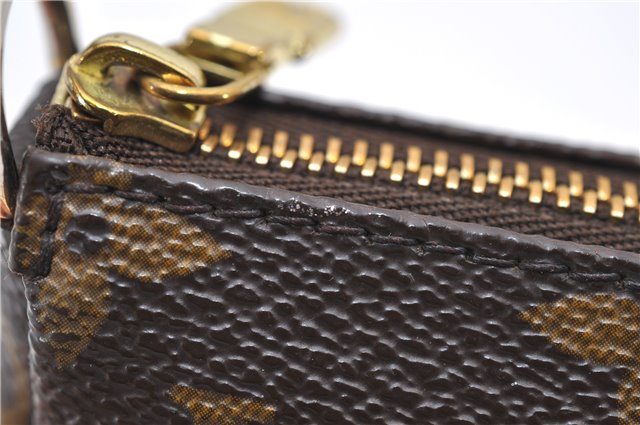 Auth Louis Vuitton Monogram Pochette Accessoires Shoulder Cross Body Pouch 8516D
