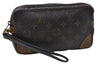 Auth Louis Vuitton Monogram Marly Dragonne PM Clutch Hand Bag M51827 LV 8517D