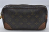 Auth Louis Vuitton Monogram Marly Dragonne PM Clutch Hand Bag M51827 LV 8517D