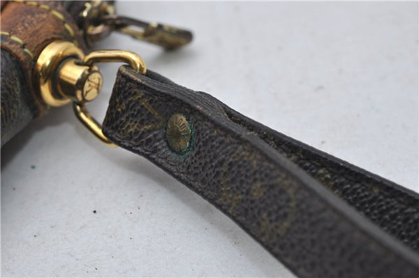 Auth Louis Vuitton Monogram Marly Dragonne PM Clutch Hand Bag M51827 LV 8517D