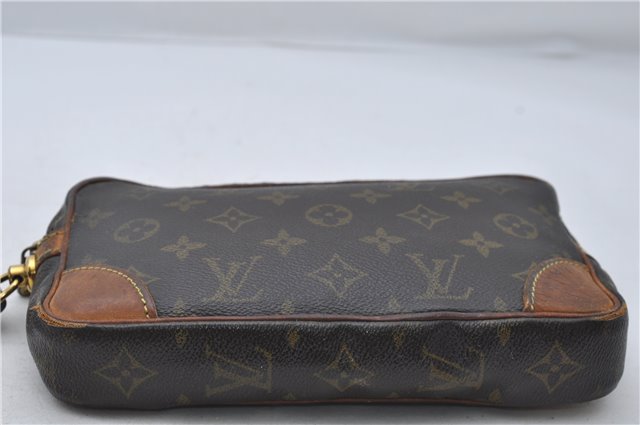 Auth Louis Vuitton Monogram Marly Dragonne PM Clutch Hand Bag M51827 LV 8517D