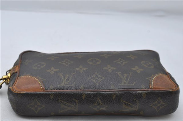 Auth Louis Vuitton Monogram Marly Dragonne PM Clutch Hand Bag M51827 LV 8517D