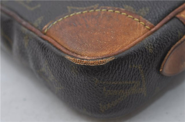 Auth Louis Vuitton Monogram Marly Dragonne PM Clutch Hand Bag M51827 LV 8517D