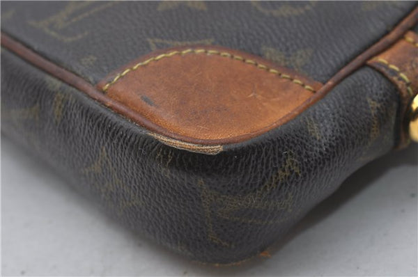 Auth Louis Vuitton Monogram Marly Dragonne PM Clutch Hand Bag M51827 LV 8517D