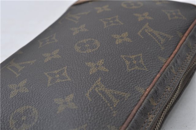 Auth Louis Vuitton Monogram Marly Dragonne PM Clutch Hand Bag M51827 LV 8517D