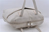 Authentic FENDI Shoulder Tote Bag Leather Ivory 8521C