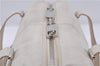 Authentic FENDI Shoulder Tote Bag Leather Ivory 8521C