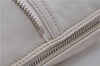 Authentic FENDI Shoulder Tote Bag Leather Ivory 8521C