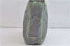 Authentic PRADA Nylon Tote Hand Bag Green Gray 8522C