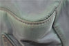 Authentic PRADA Nylon Tote Hand Bag Green Gray 8522C