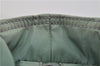 Authentic PRADA Nylon Tote Hand Bag Green Gray 8522C