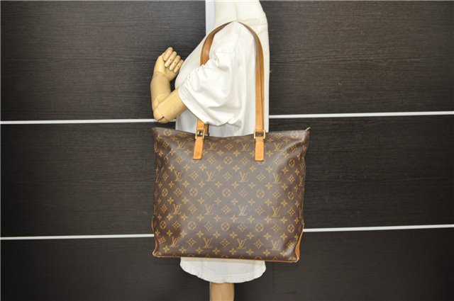 Authentic Louis Vuitton Monogram Cabas Mezzo Tote Bag M51151 LV 8531D