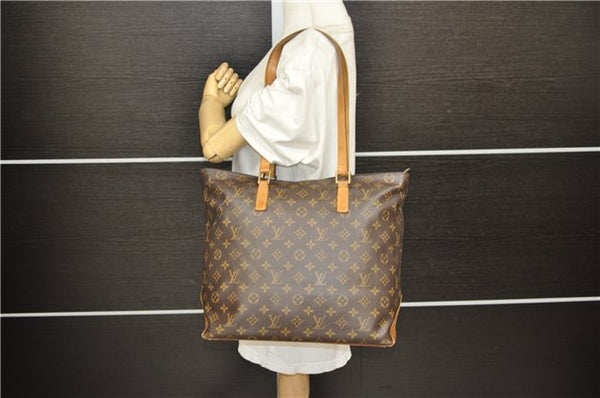 Authentic Louis Vuitton Monogram Cabas Mezzo Tote Bag M51151 LV 8531D