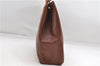Authentic Salvatore Ferragamo Vara Leather Shoulder Tote Bag Brown SF 8533D