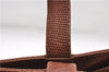 Authentic Salvatore Ferragamo Vara Leather Shoulder Tote Bag Brown SF 8533D