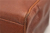 Authentic Salvatore Ferragamo Vara Leather Shoulder Tote Bag Brown SF 8533D