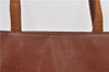 Authentic Salvatore Ferragamo Vara Leather Shoulder Tote Bag Brown SF 8533D