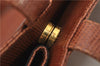 Authentic Salvatore Ferragamo Vara Leather Shoulder Tote Bag Brown SF 8533D