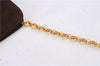 Authentic Ferragamo Gancini Chain Suede Shoulder Cross Body Bag Brown 8534D