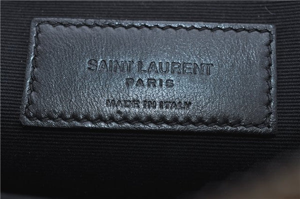 Authentic SAINT LAURENT Clutch Hand Bag Purse Leather 397294 Brown 8535D