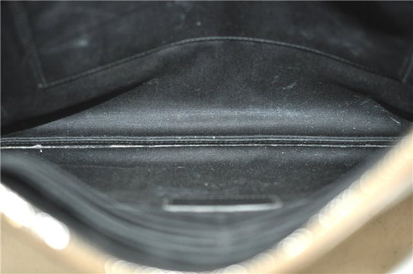 Authentic SAINT LAURENT Clutch Hand Bag Purse Leather 397294 Brown 8535D