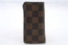 Authentic LOUIS VUITTON Damier Clochette PM Key Case N62661 LV 8536C