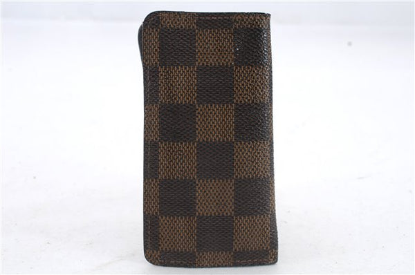 Authentic LOUIS VUITTON Damier Clochette PM Key Case N62661 LV 8536C