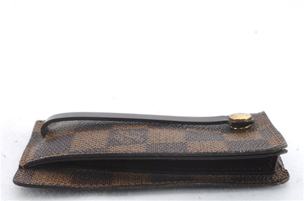 Authentic LOUIS VUITTON Damier Clochette PM Key Case N62661 LV 8536C