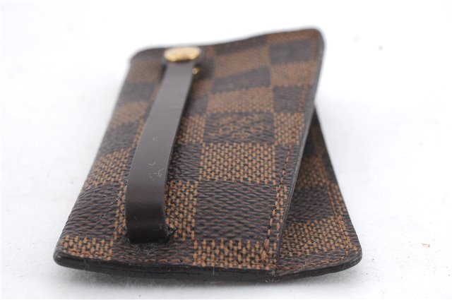 Authentic LOUIS VUITTON Damier Clochette PM Key Case N62661 LV 8536C
