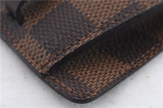 Authentic LOUIS VUITTON Damier Clochette PM Key Case N62661 LV 8536C