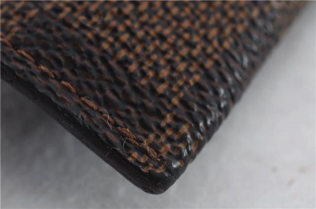 Authentic LOUIS VUITTON Damier Clochette PM Key Case N62661 LV 8536C