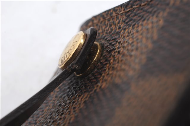 Authentic LOUIS VUITTON Damier Clochette PM Key Case N62661 LV 8536C