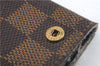 Authentic LOUIS VUITTON Damier Clochette PM Key Case N62661 LV 8536C