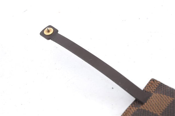 Authentic LOUIS VUITTON Damier Clochette PM Key Case N62661 LV 8536C