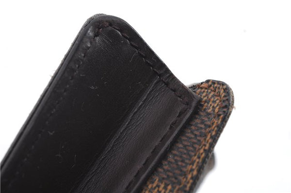 Authentic LOUIS VUITTON Damier Clochette PM Key Case N62661 LV 8536C