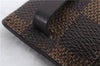 Authentic LOUIS VUITTON Damier Clochette PM Key Case N62661 LV 8536C