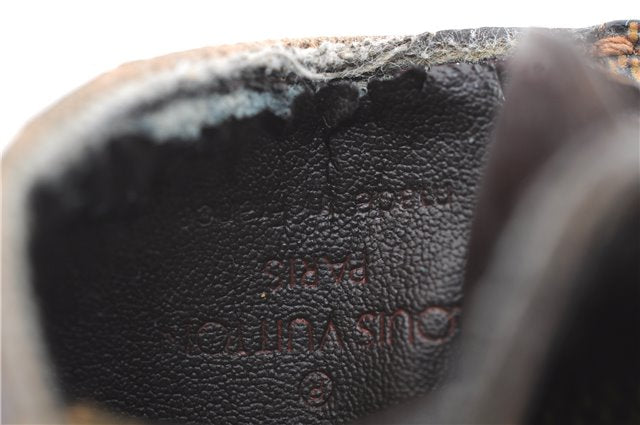 Authentic LOUIS VUITTON Damier Clochette PM Key Case N62661 LV 8536C