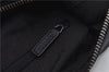 Authentic GUCCI Web Sherry Line Shoulder Hand Canvas Leather 01234 Black 8537E