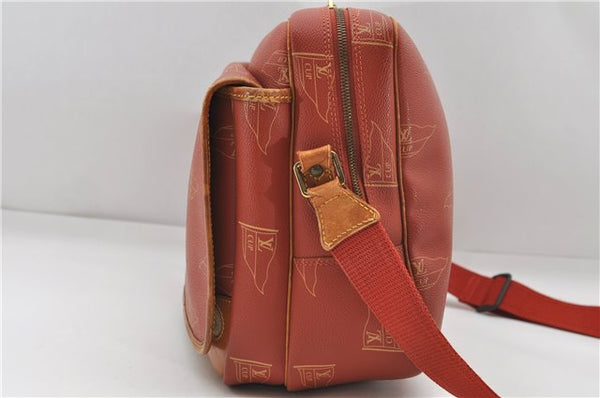 Louis Vuitton LV Cup Calvi Messenger Shoulder Cross Body Bag M80028 Red 8538D