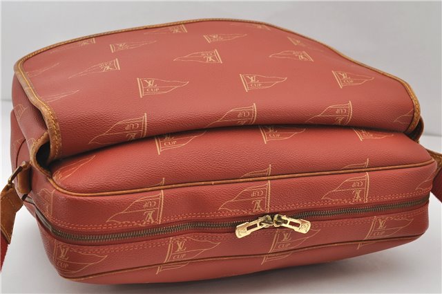 Louis Vuitton LV Cup Calvi Messenger Shoulder Cross Body Bag M80028 Red 8538D