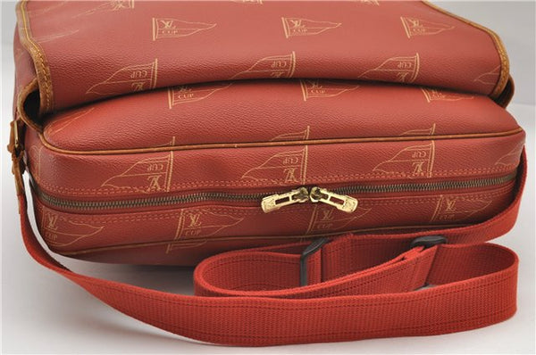 Louis Vuitton LV Cup Calvi Messenger Shoulder Cross Body Bag M80028 Red 8538D