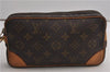 Authentic Louis Vuitton Monogram Marly Dragonne PM M51827 Clutch Hand Bag 8538F