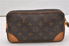 Authentic Louis Vuitton Monogram Marly Dragonne PM M51827 Clutch Hand Bag 8538F